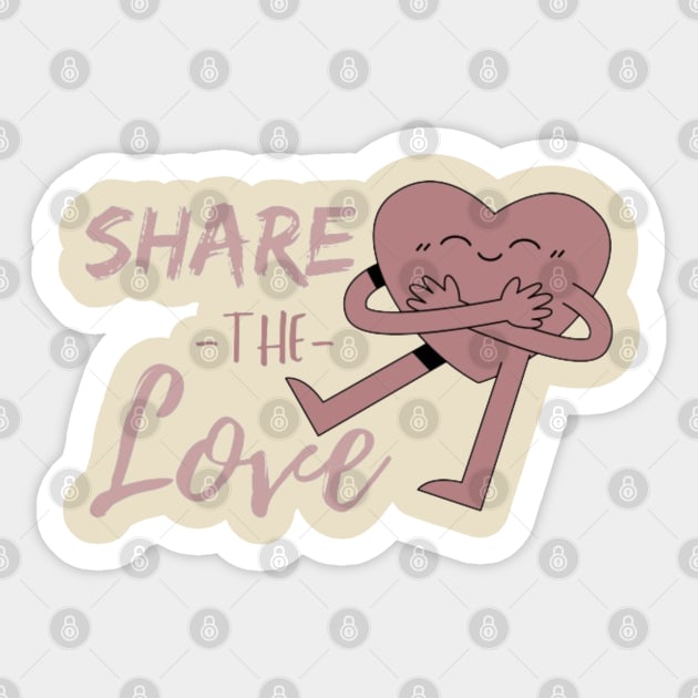 SHARE THE LOVE Sticker by Alexander S.